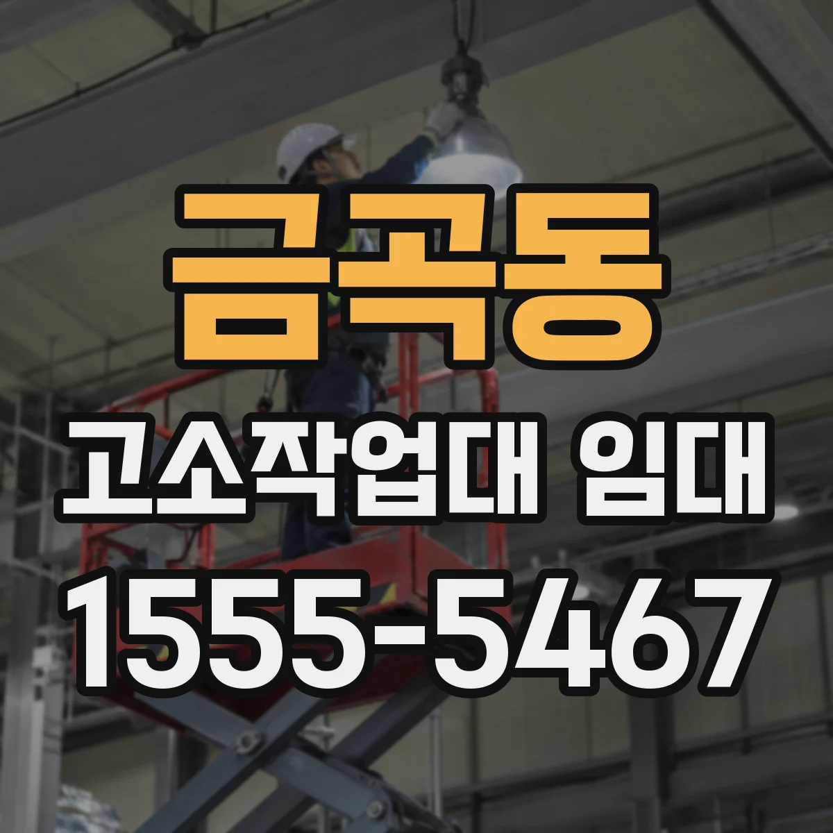 금곡동 고소작업대 임대