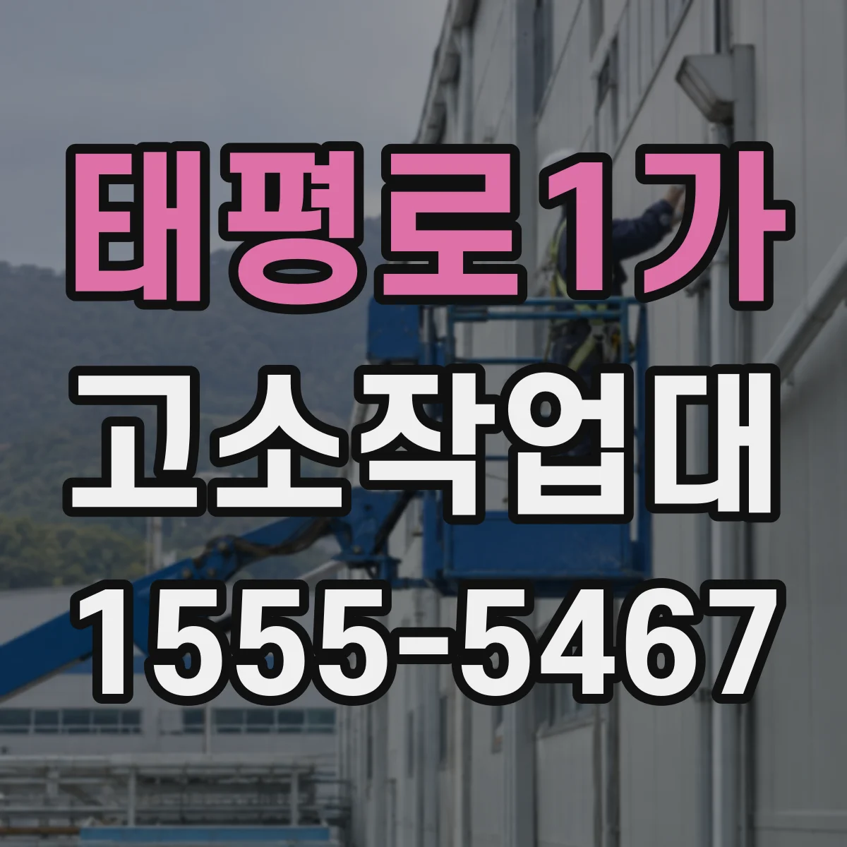 태평로1가 고소작업대