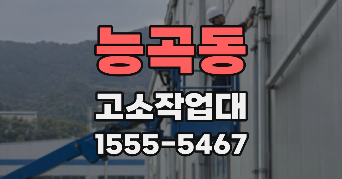 능곡동 고소작업대