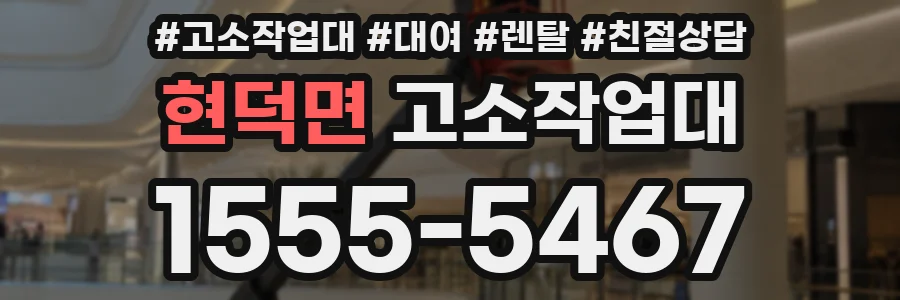 현덕면 고소작업대