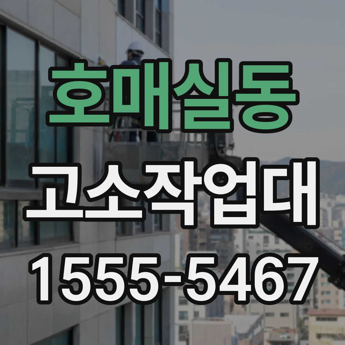 호매실동 고소작업대