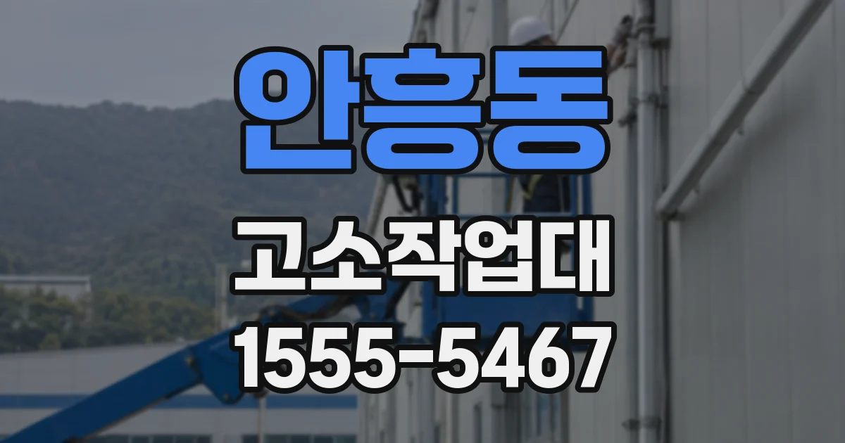 안흥동 고소작업대