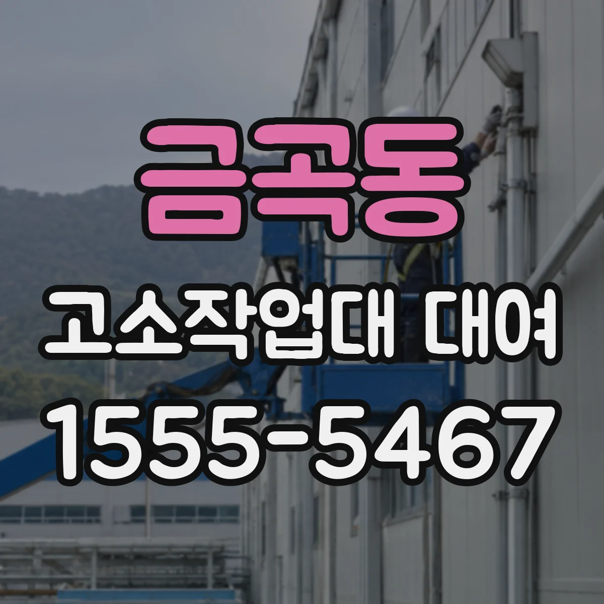 금곡동 고소작업대 대여