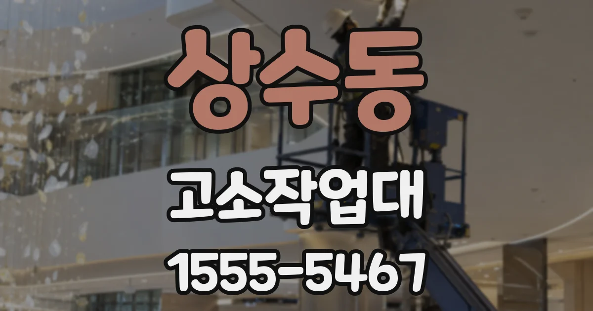 상수동 고소작업대