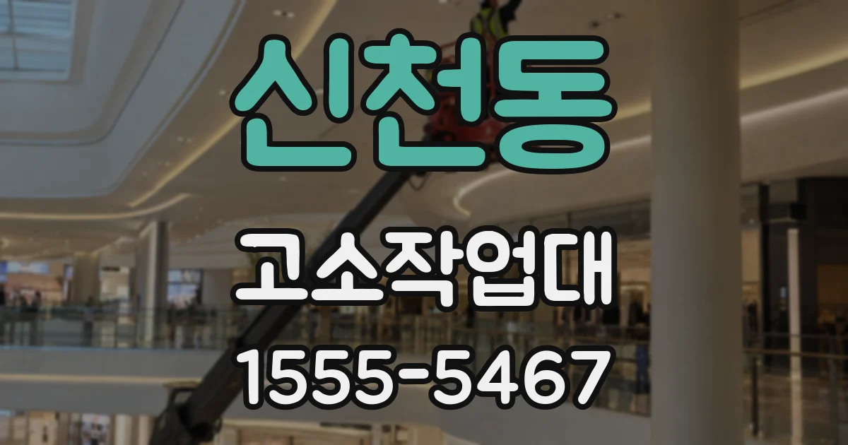신천동 고소작업대