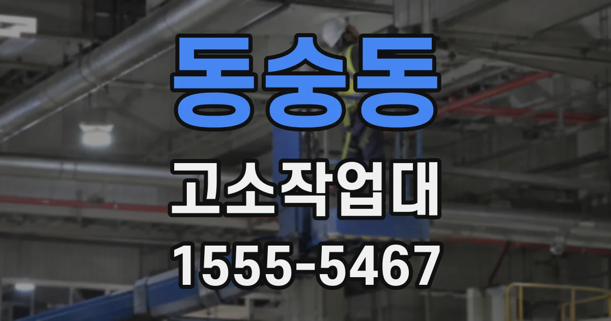 동숭동 고소작업대