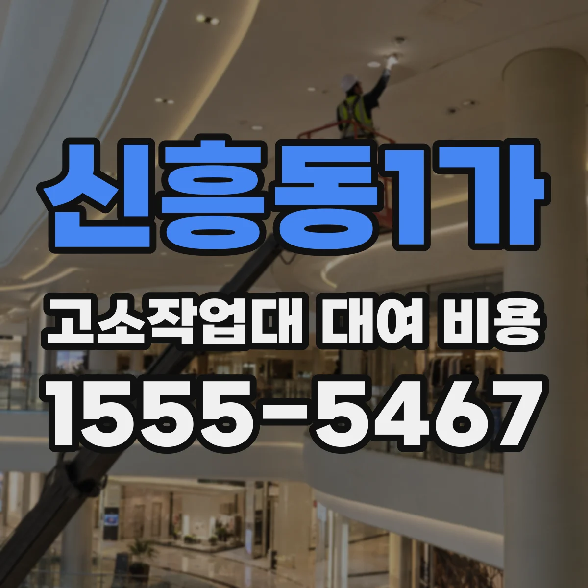 신흥동1가 고소작업대 대여 비용