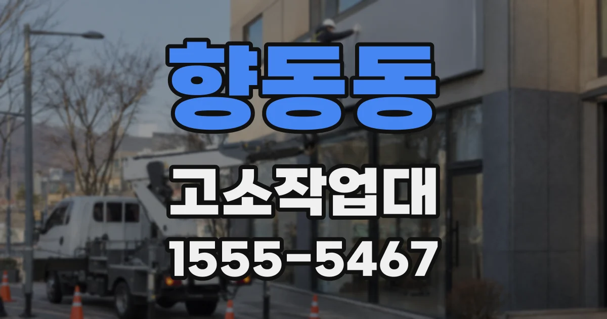 향동동 고소작업대