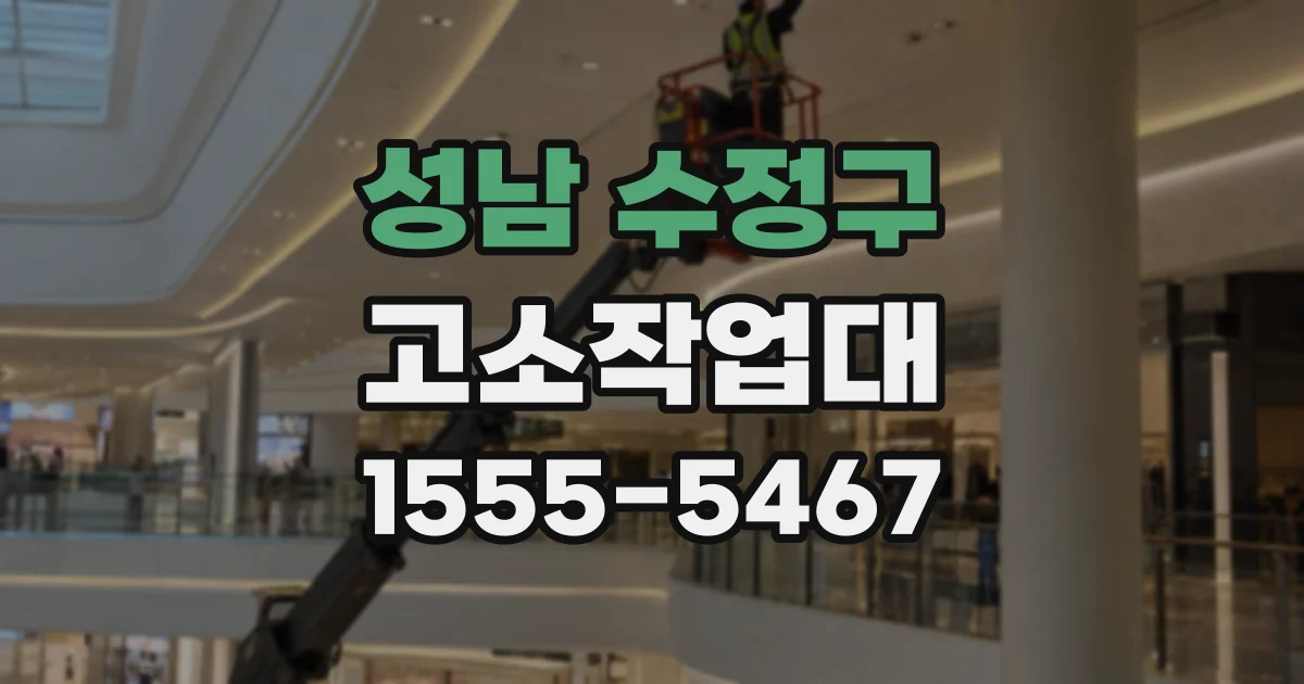 성남 수정구 고소작업대