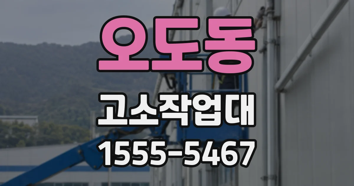 오도동 고소작업대