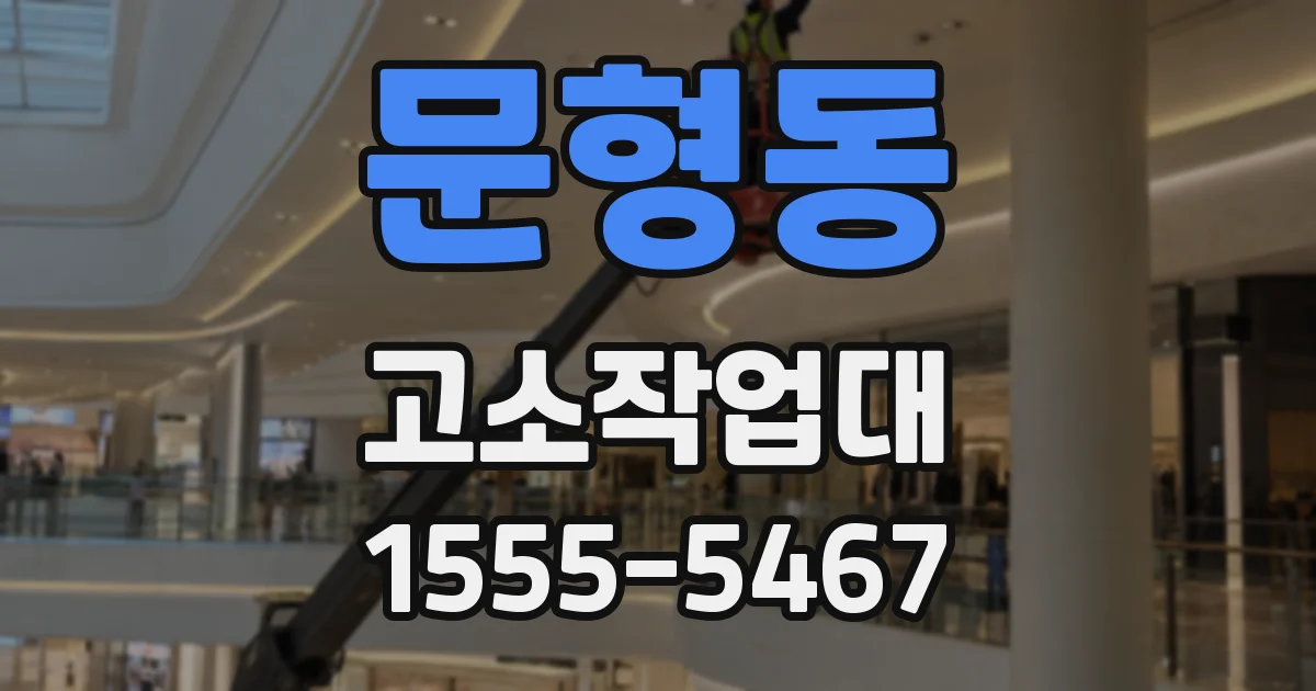 문형동 고소작업대