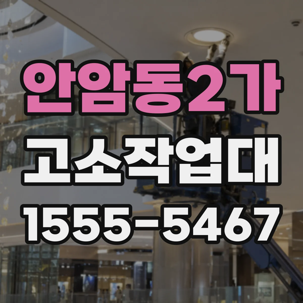 안암동2가 고소작업대