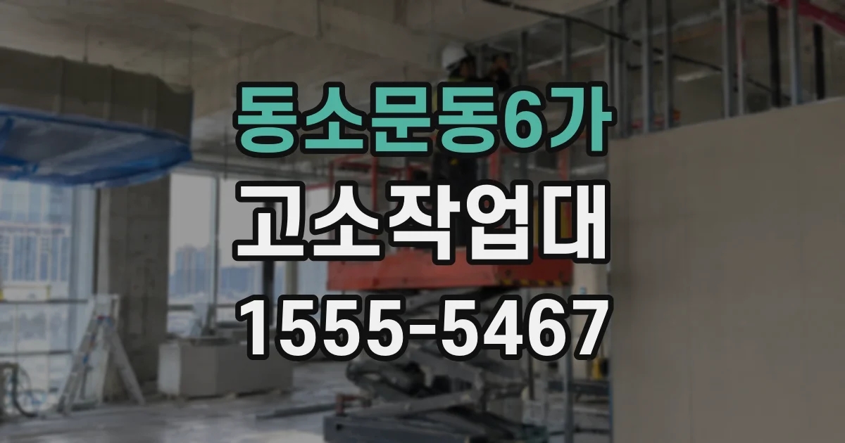 동소문동6가 고소작업대