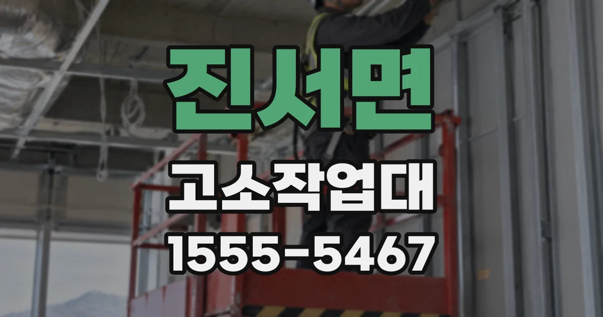 진서면 고소작업대