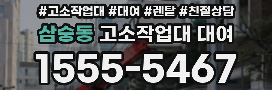 삼숭동 고소작업대 대여