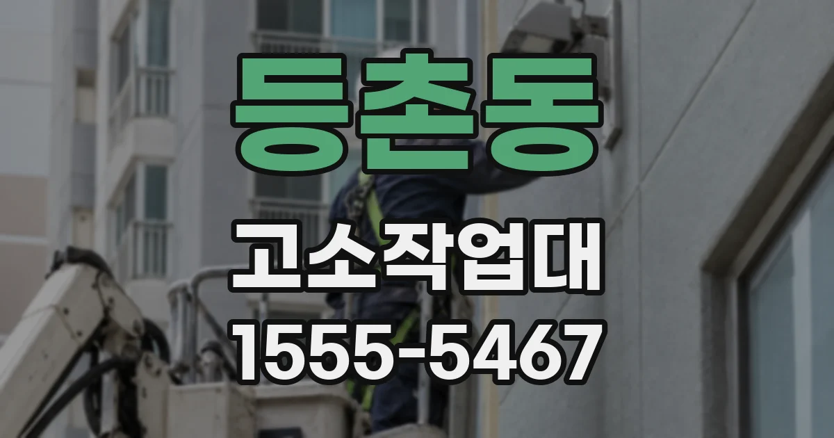 등촌동 고소작업대