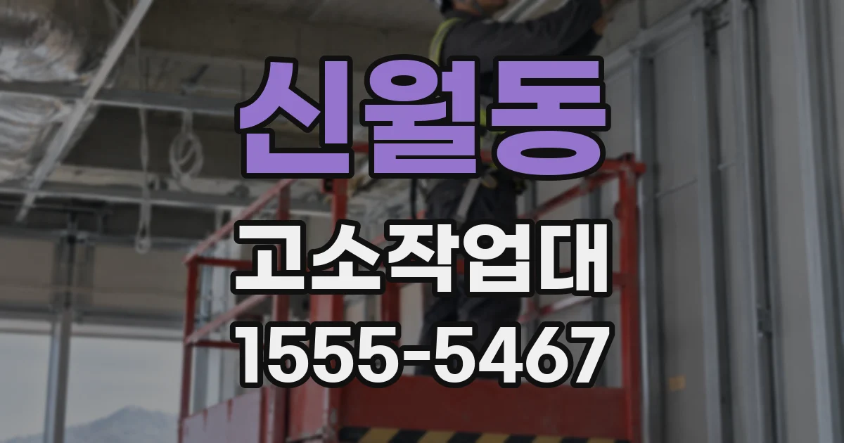 신월동 고소작업대