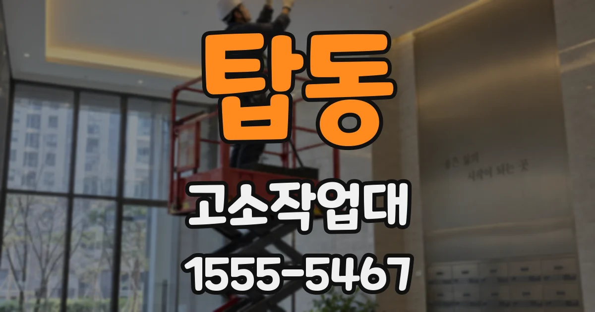 탑동 고소작업대