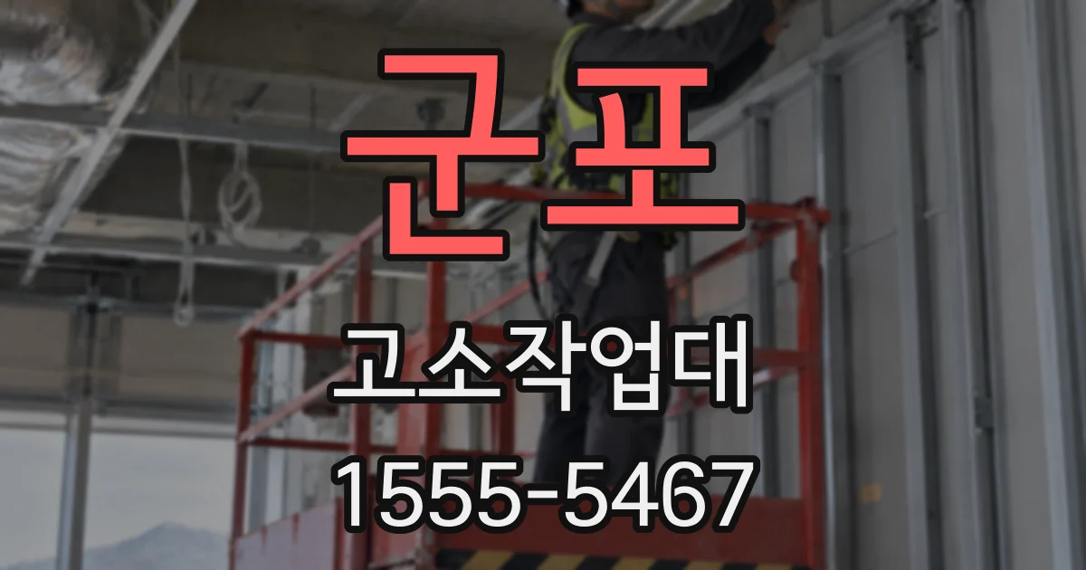 군포 고소작업대