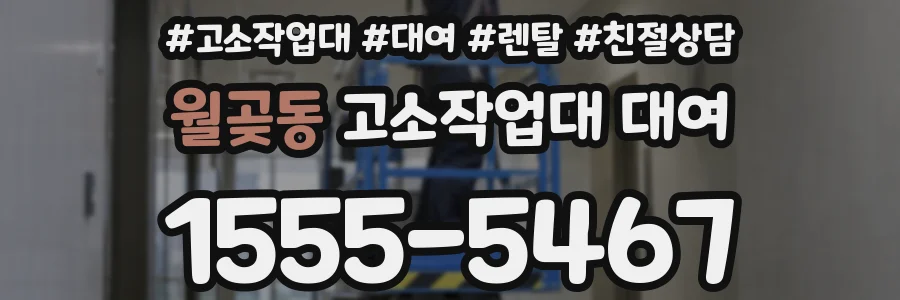 월곶동 고소작업대 대여