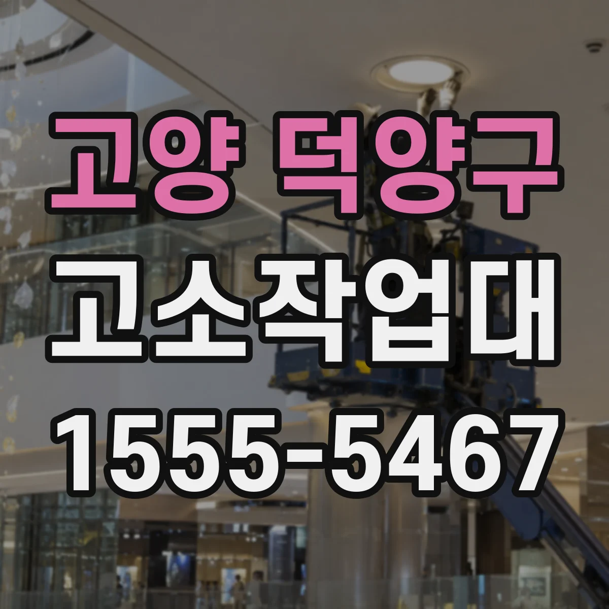 고양 덕양구 고소작업대