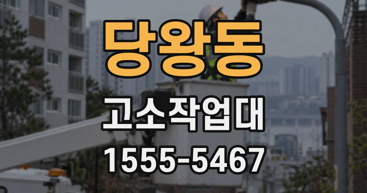 당왕동 고소작업대