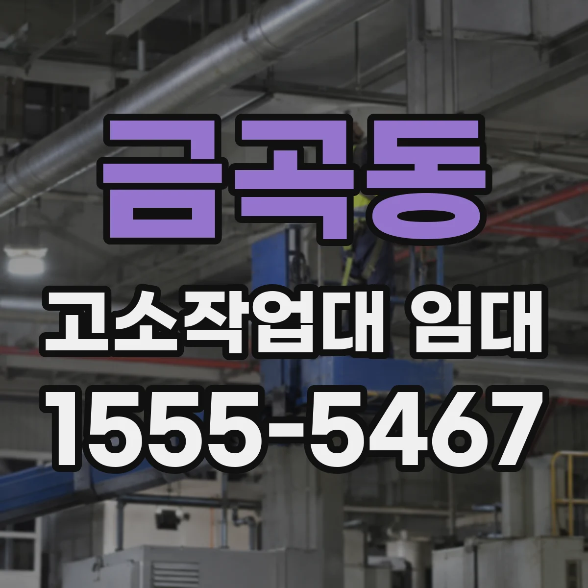 금곡동 고소작업대 임대