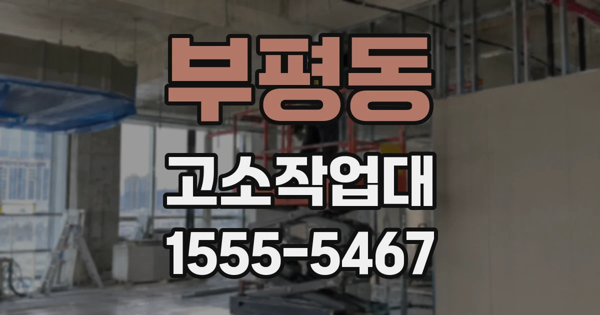 부평동 고소작업대