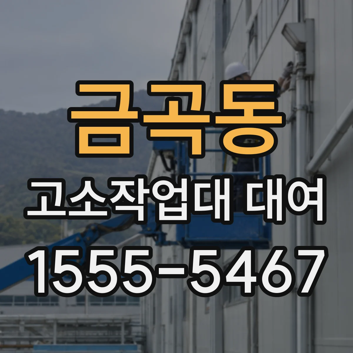 금곡동 고소작업대 대여