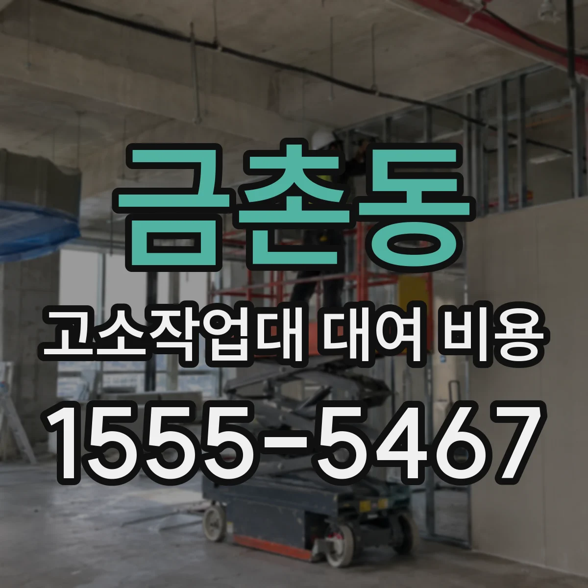 금촌동 고소작업대 대여 비용