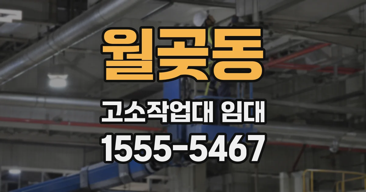 월곶동 고소작업대 임대
