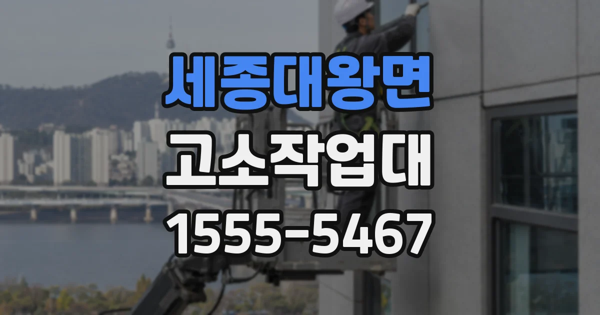 세종대왕면 고소작업대