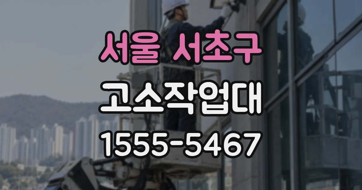 서울 서초구 고소작업대