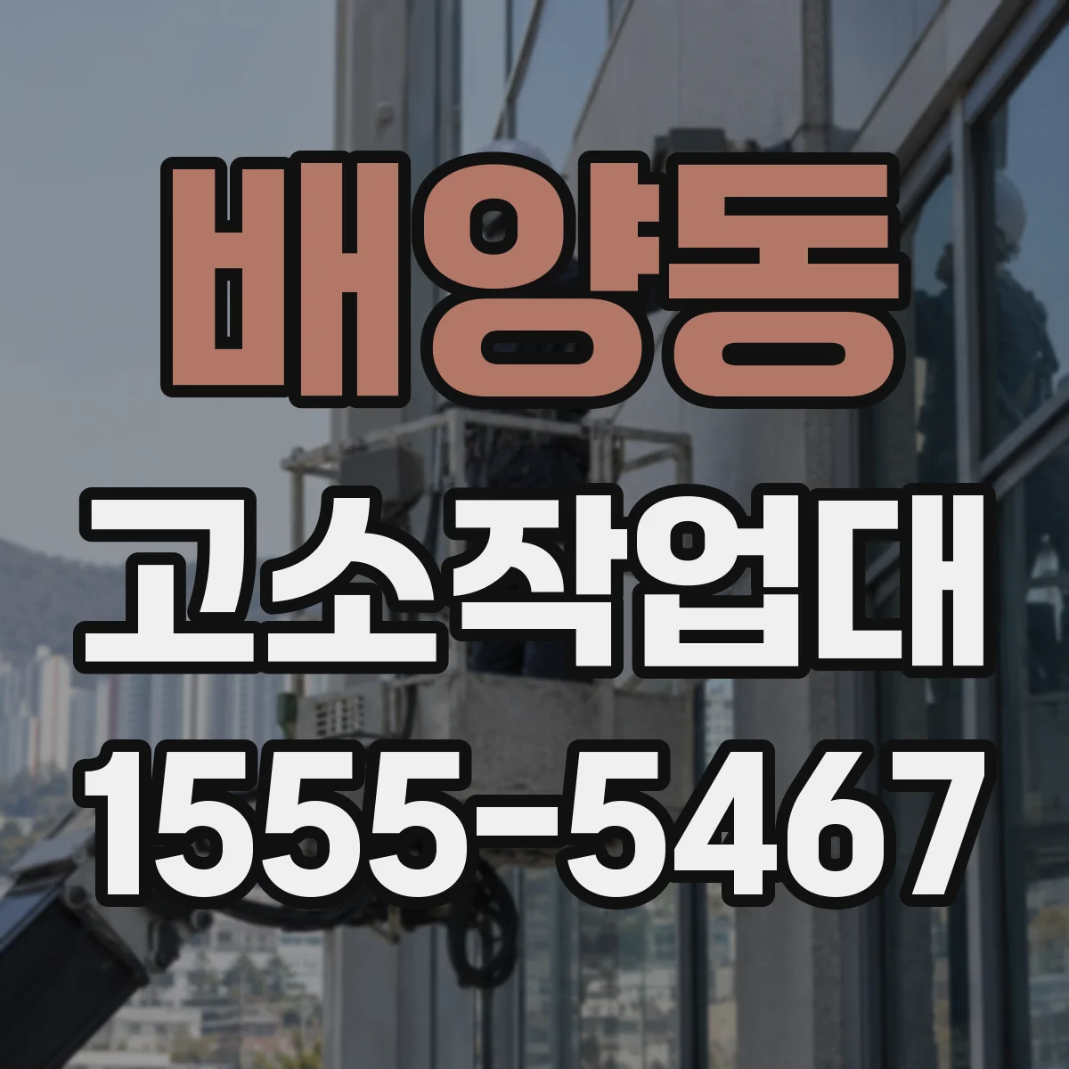 배양동 고소작업대