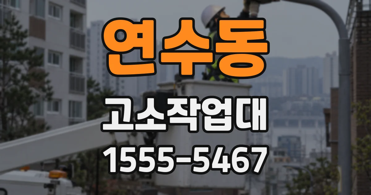 연수동 고소작업대