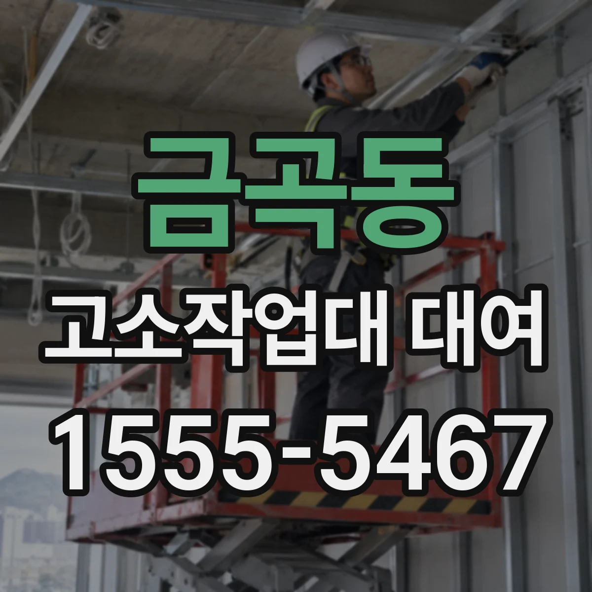 금곡동 고소작업대 대여