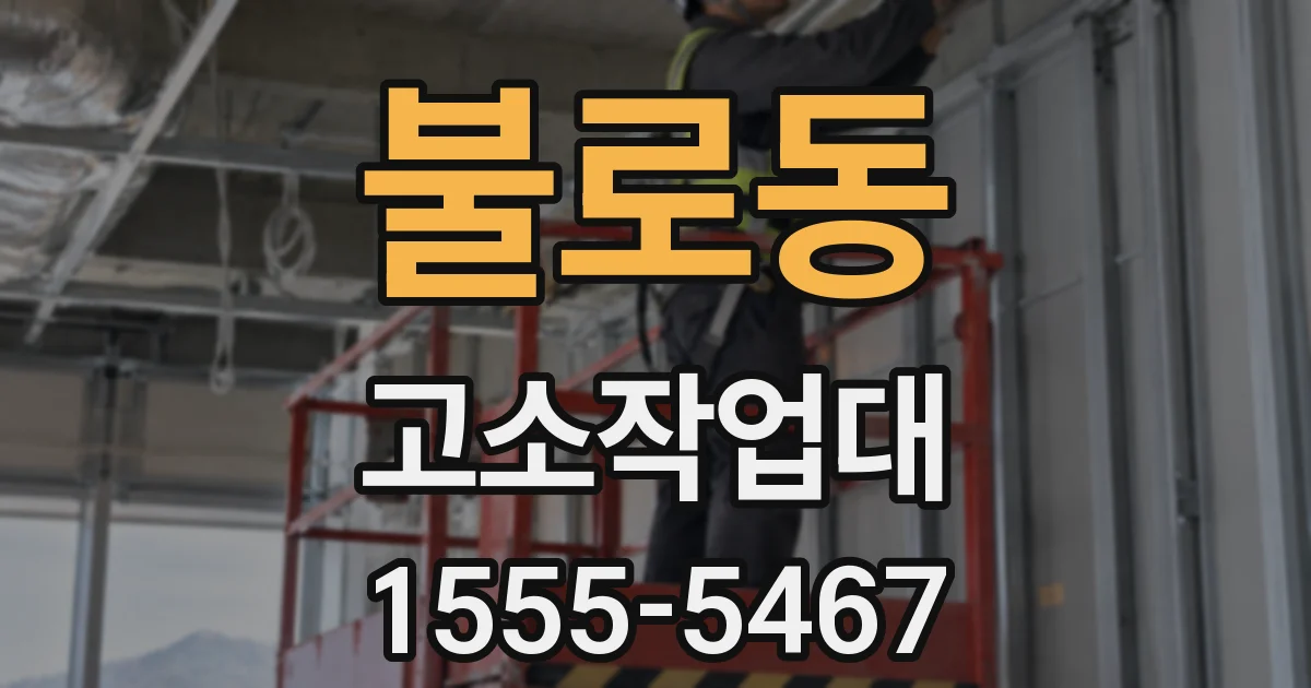 불로동 고소작업대