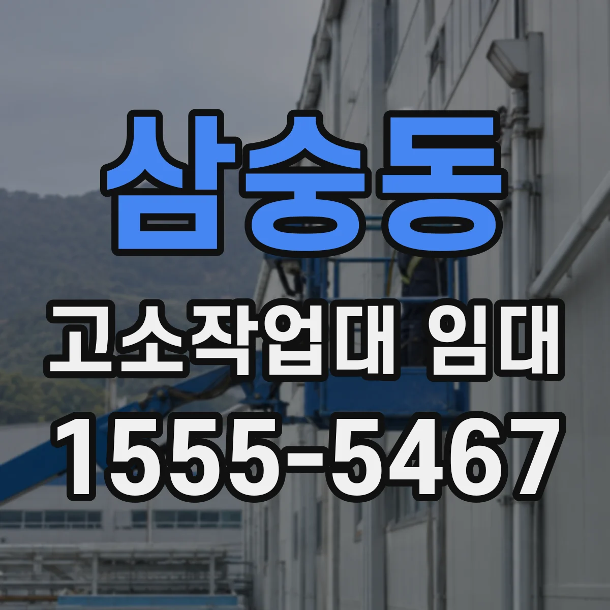 삼숭동 고소작업대 임대