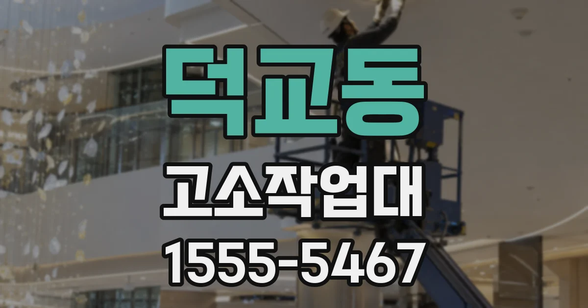 덕교동 고소작업대