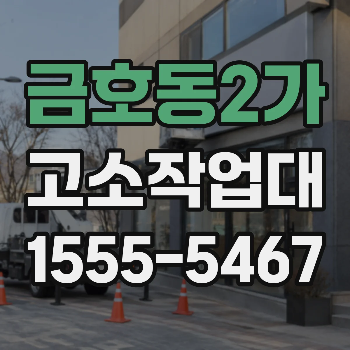 금호동2가 고소작업대