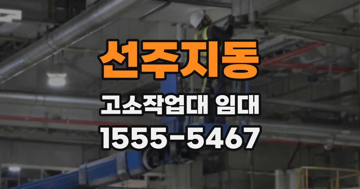 선주지동 고소작업대 임대