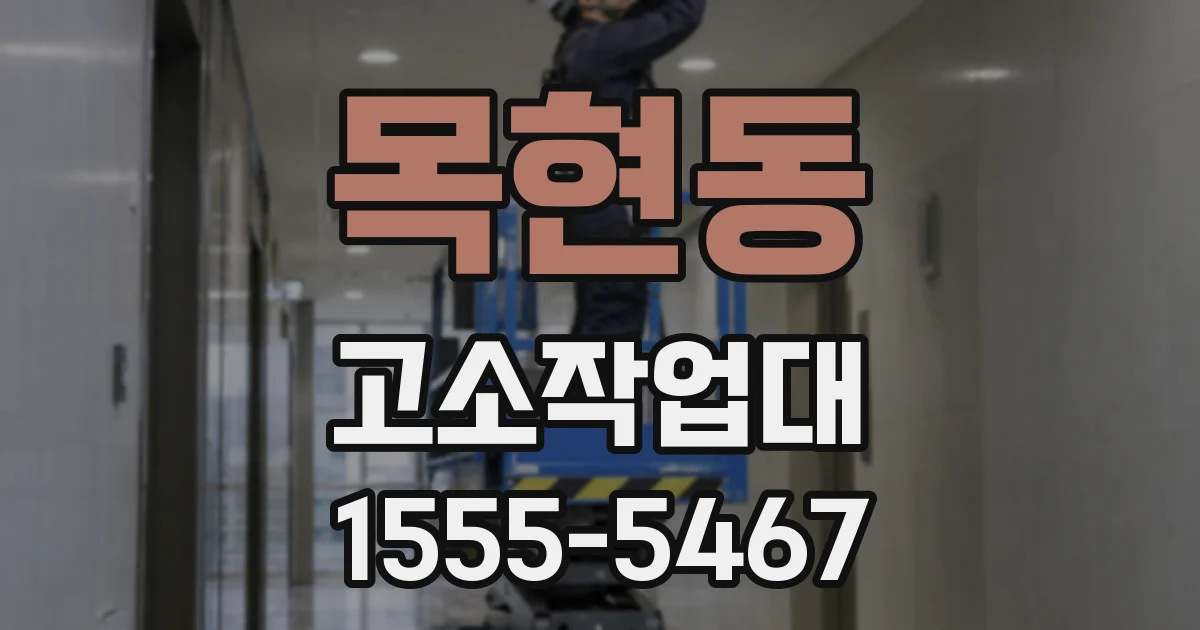목현동 고소작업대