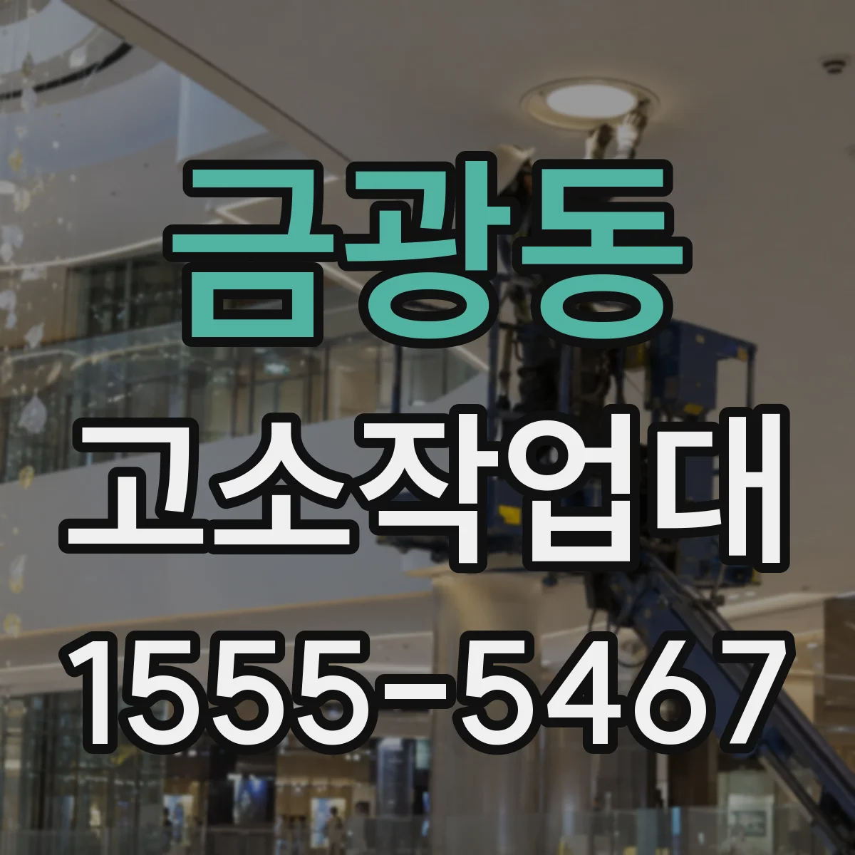 금광동 고소작업대
