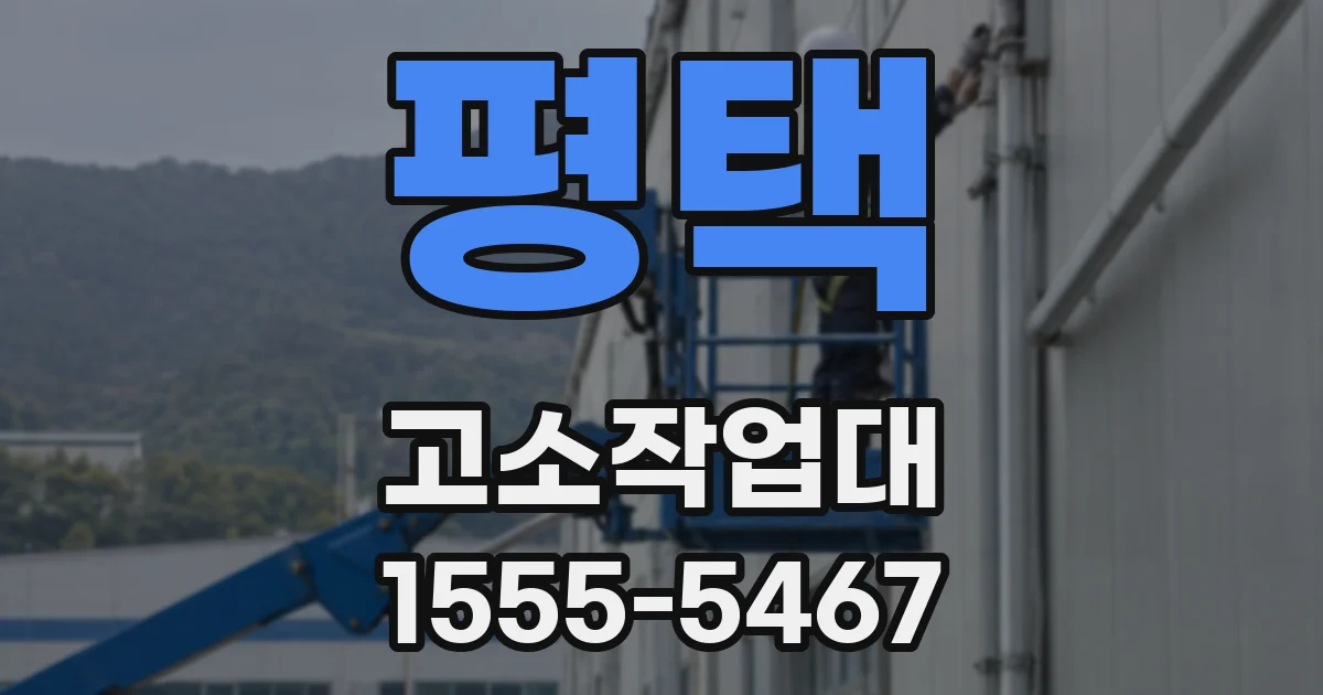 평택 고소작업대