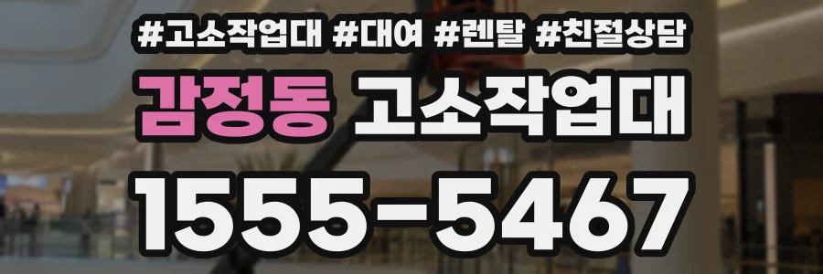 감정동 고소작업대