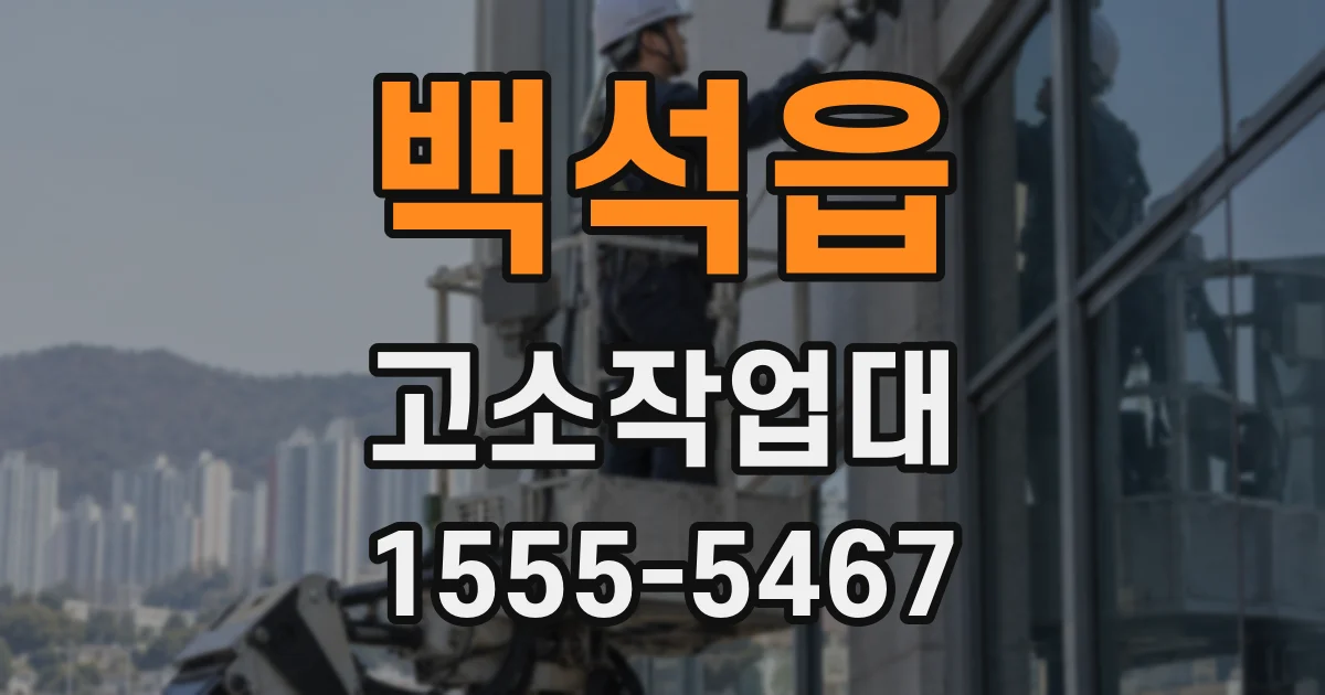 백석읍 고소작업대