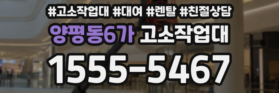 양평동6가 고소작업대