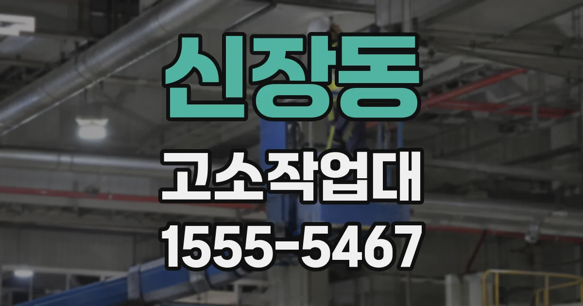 신장동 고소작업대