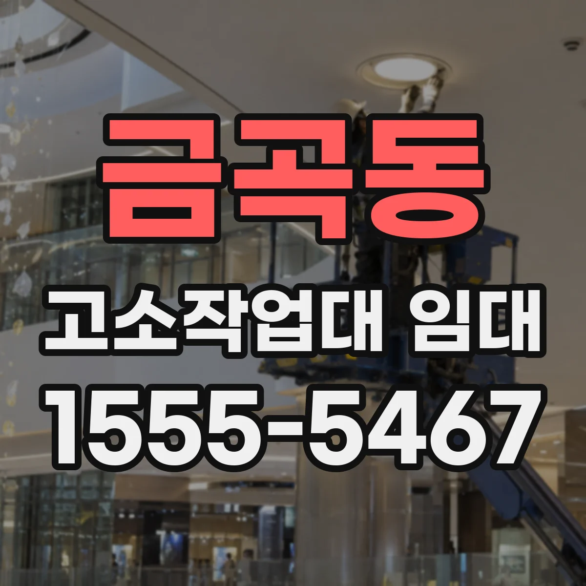 금곡동 고소작업대 임대
