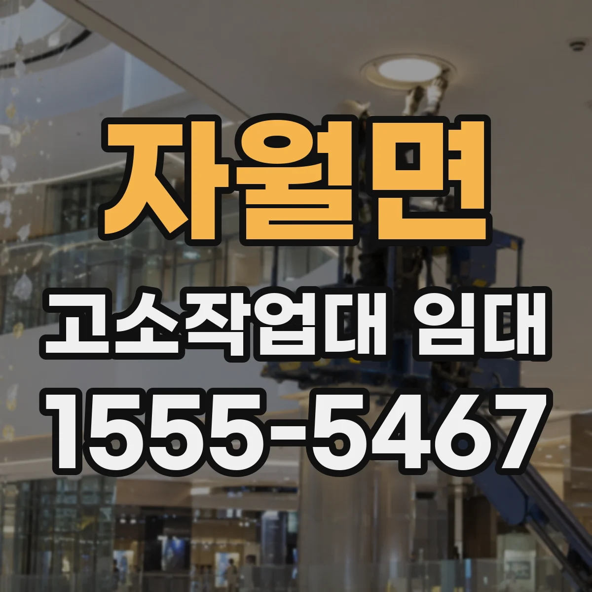 자월면 고소작업대 임대
